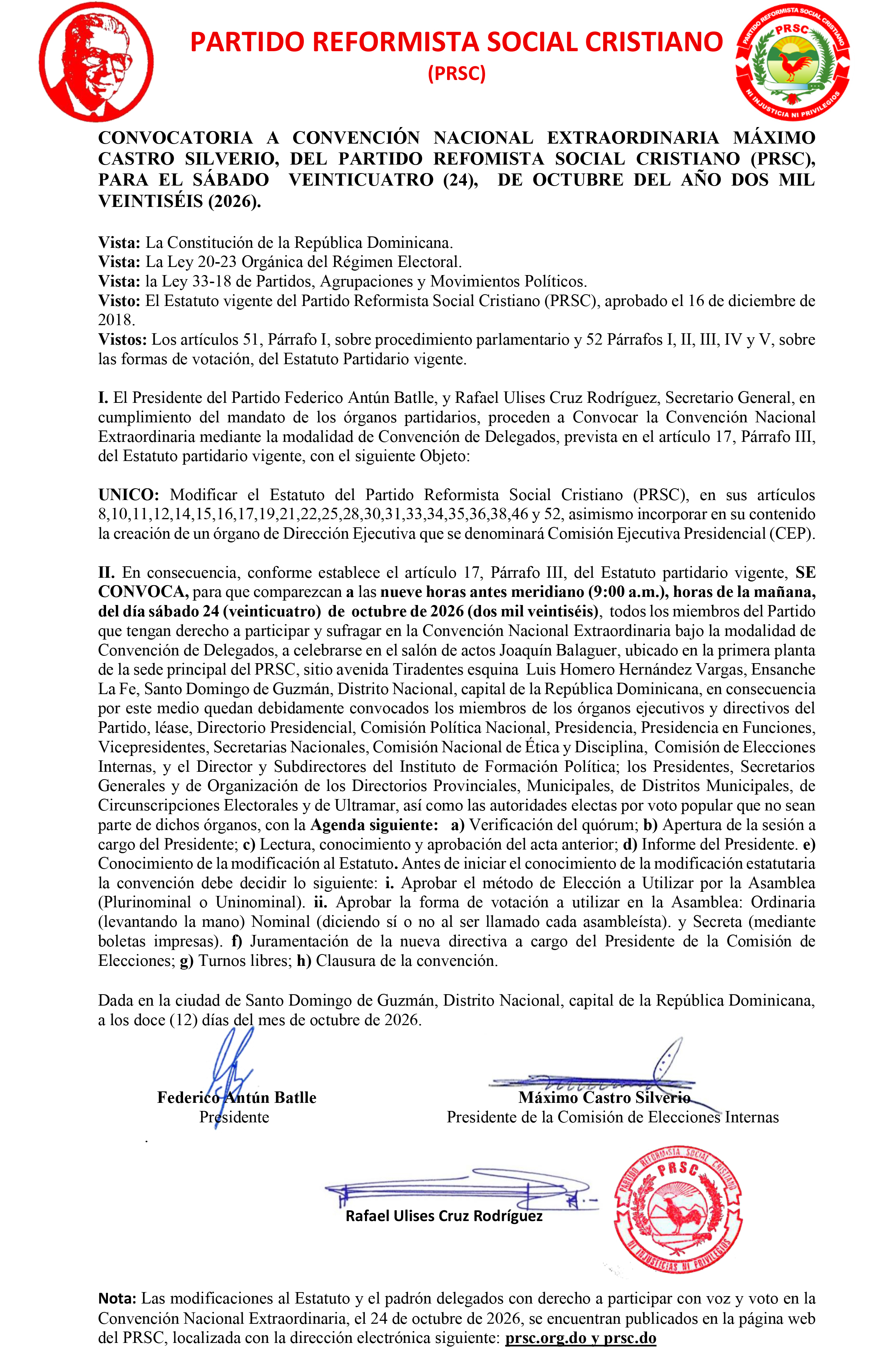 Asamblea Nacional Extraordinaria
